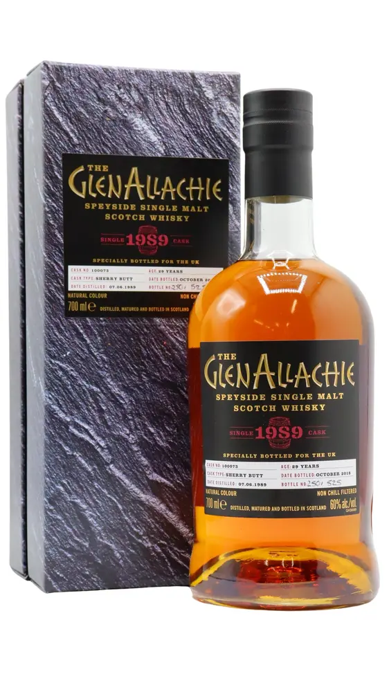 GlenAllachie - 29 year old Single Sherry Cask #100073 1989 Whisky 70cl 60% ABV