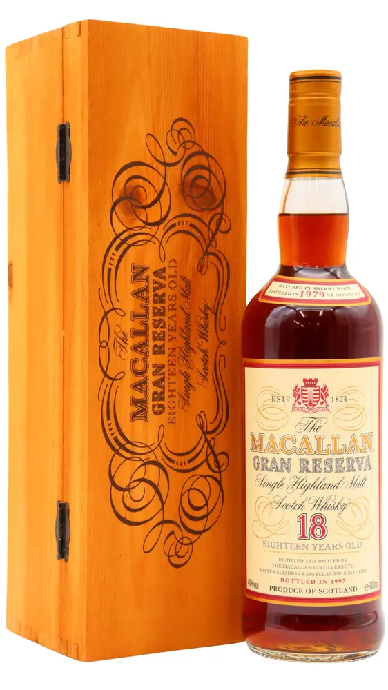 The Macallan - 18 year old 1997 Release Gran Reserva Highland Single Malt Scotch 1979 Whisky 70cl 40% ABV