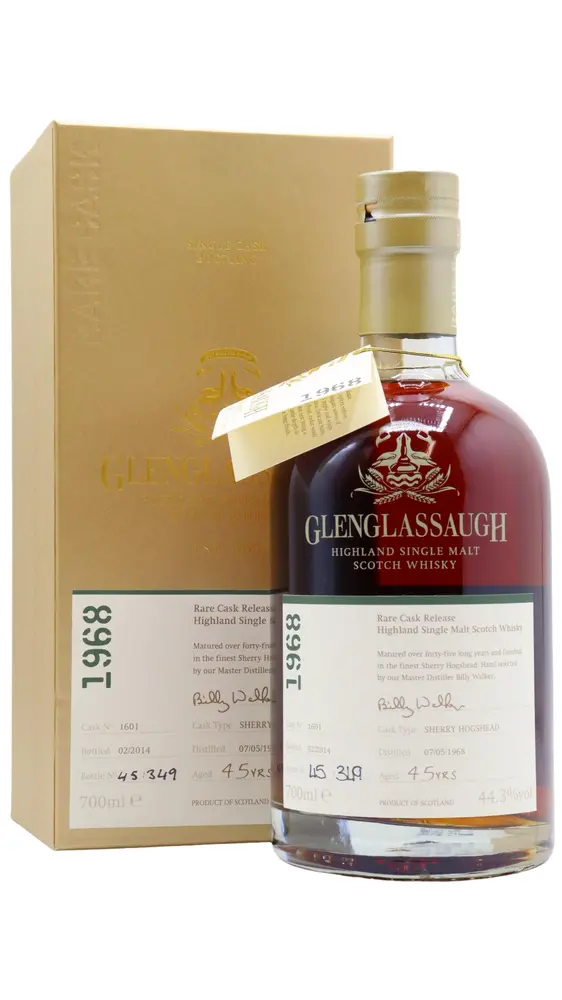 Glenglassaugh - 45 year old Rare Cask Release #1601 1968 Whisky 70cl 44.3% ABV