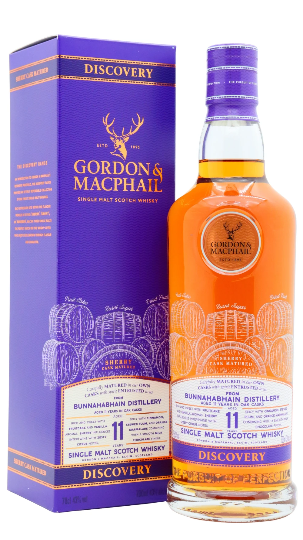 Bunnahabhain - 11 year old Gordon & MacPhail Discovery Single Malt Scotch Whisky 70cl 43% ABV