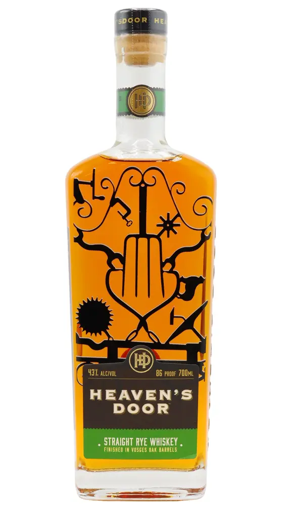 Heaven's Door - Straight Rye Whiskey 70cl 43% ABV (Bob Dylan)
