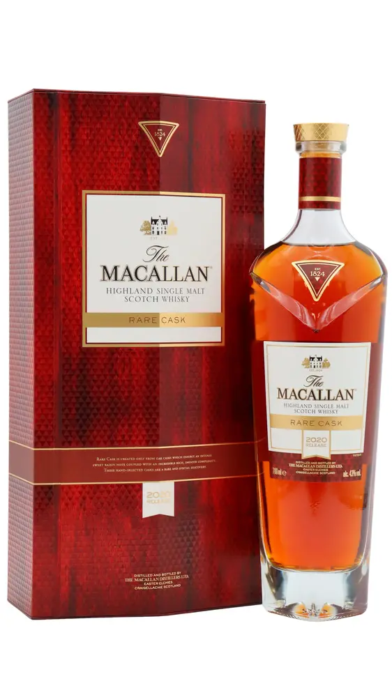 The Macallan - Rare Cask 2020 Release Highland Single Malt Scotch Whisky 70cl 43% ABV