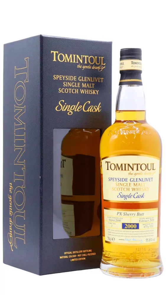 Tomintoul - 19 year old Single Sherry Cask #1 2000 Whisky 70cl 55.8% ABV