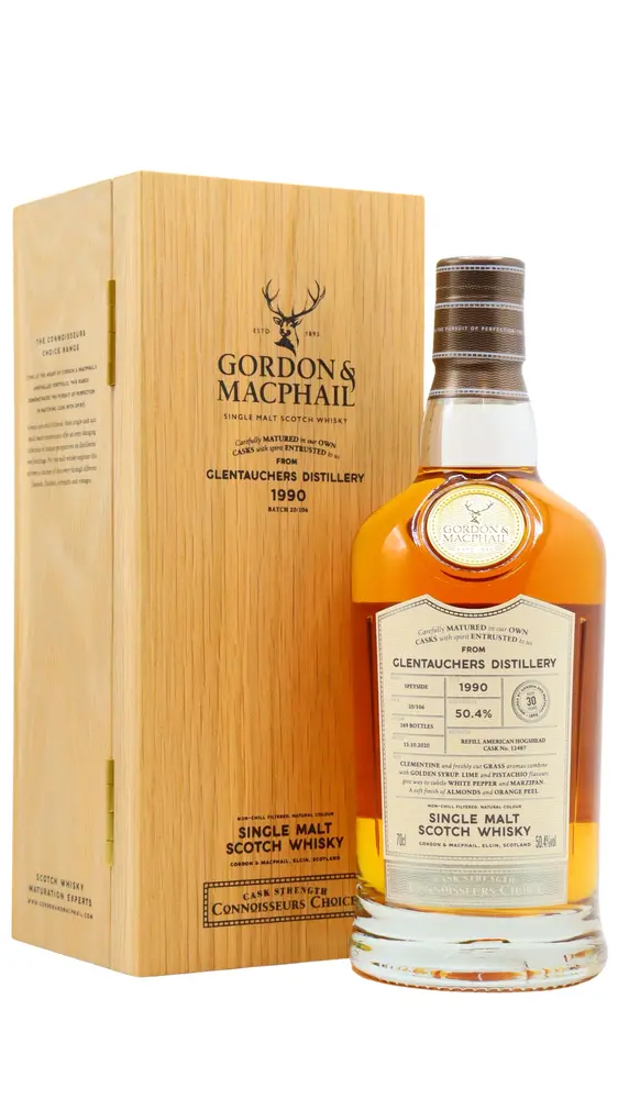 Glentauchers - 30 year old Connoisseurs Choice Single Cask 1990 Whisky 70cl 50.4% ABV