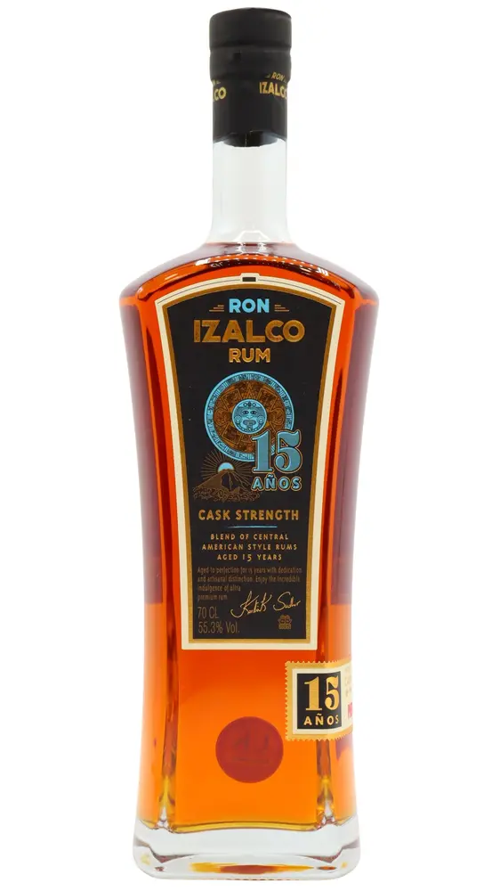 Ron Izalco - 15 year old Cask Strength Dark Rum 70cl 55.3% ABV