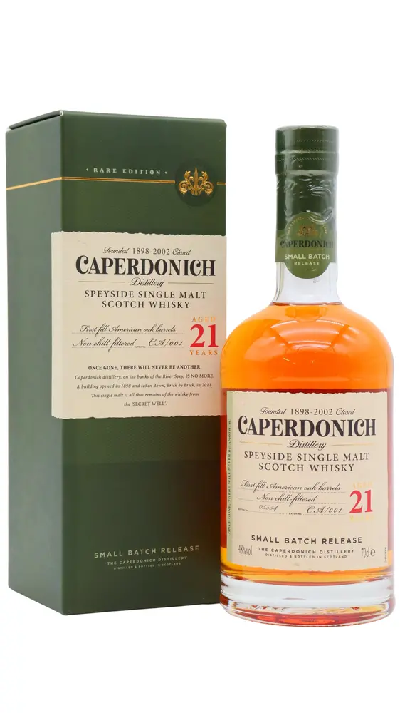 Caperdonich (silent) - 21 year old Secret Speyside Single Malt Scotch Whisky 70cl 48% ABV