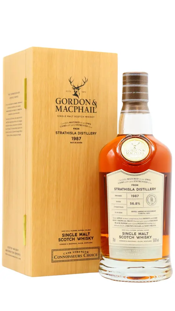 Strathisla - 33 year old Connoisseurs Choice Single Cask #3053 1987 Whisky 70cl 56.8% ABV