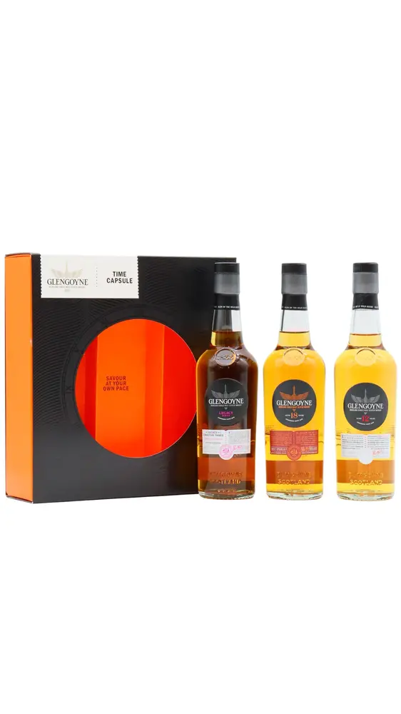 Glengoyne - Time Capsule Single Malt Scotch Whisky 20cl x 3 48% ABV Gift Pack