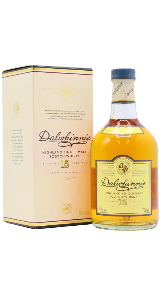 Dalwhinnie - 15 year old Highland Single Malt Scotch Whisky 70cl 43% ABV