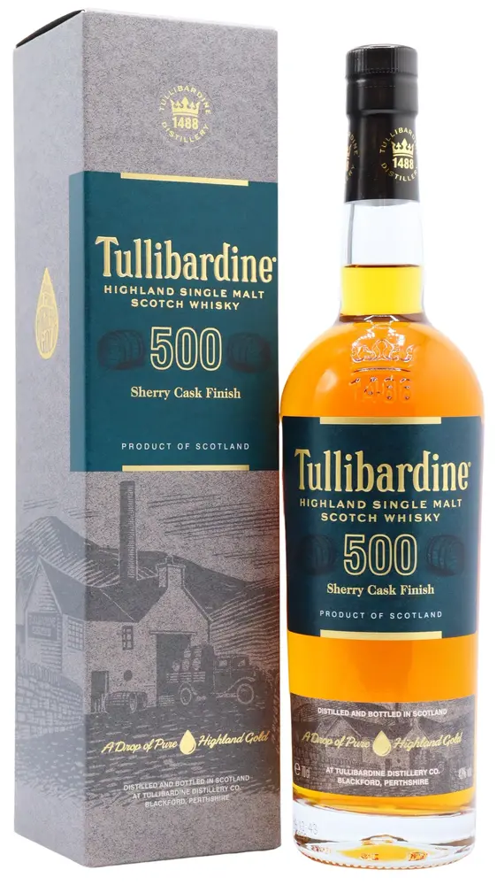 Tullibardine - 500 Sherry Cask Finish Highland Single Malt Scotch Whisky 70cl 43% ABV