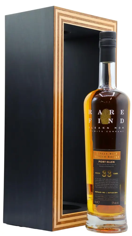 Port Ellen (silent) - 33 year old Gleann Mor Rare Find Single Cask 1983 Whisky 70cl 57% ABV