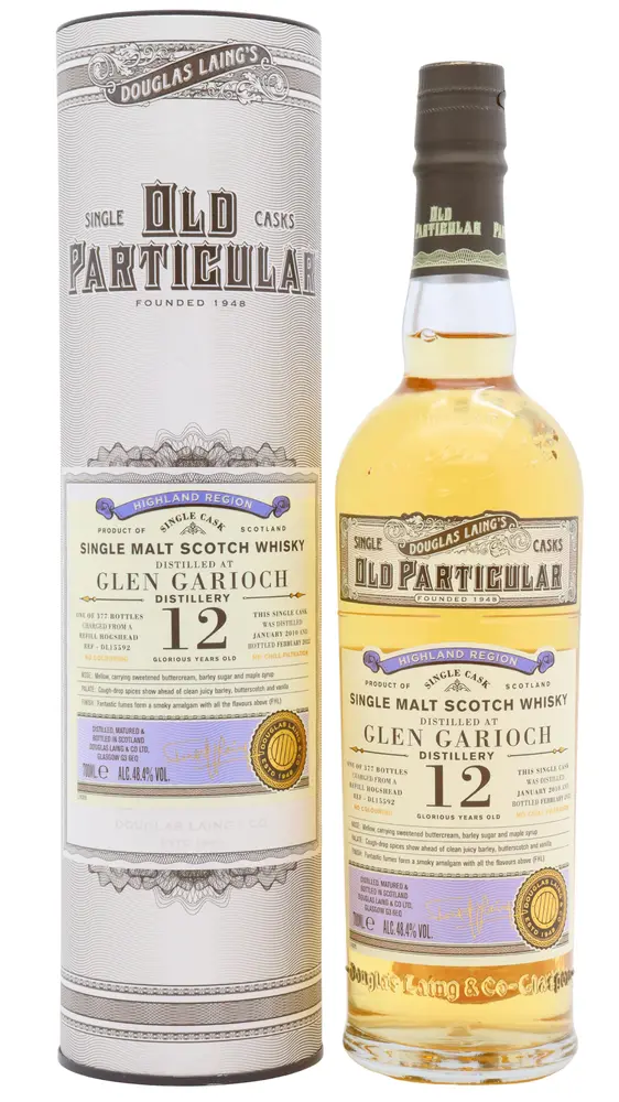Glen Garioch - 12 year old Old Particular Single Cask #15592 2010 Whisky 70cl 48.4% ABV