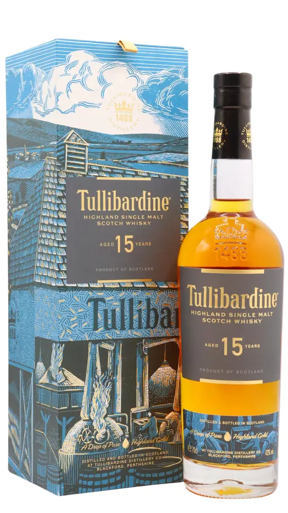 Tullibardine - 15 year old Highland Single Malt Scotch Whisky 70cl 43% ABV