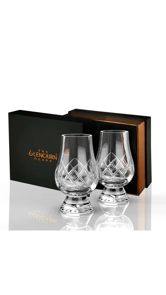 Glencairn - Cut Design Whisky Glass (Twin Pack)
