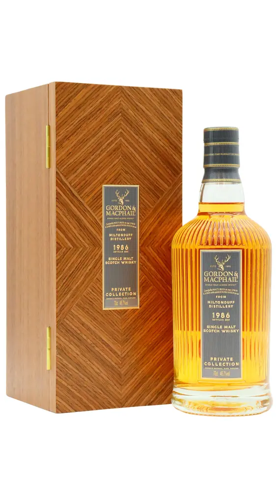 Miltonduff - 34 year old Gordon & MacPhail Private Collection Single Cask #8453 1986 Whisky 70cl 48.7% ABV