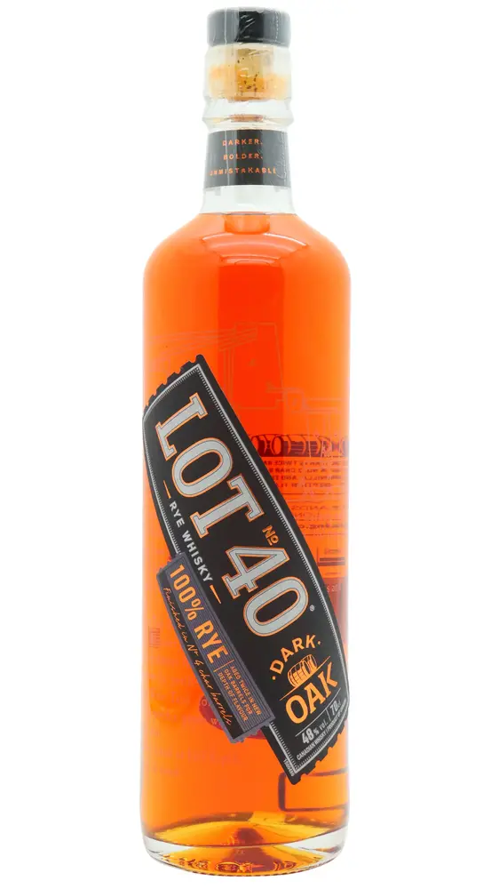 Lot No. 40 - Dark Oak Canadian Rye Whisky 70cl 48% ABV