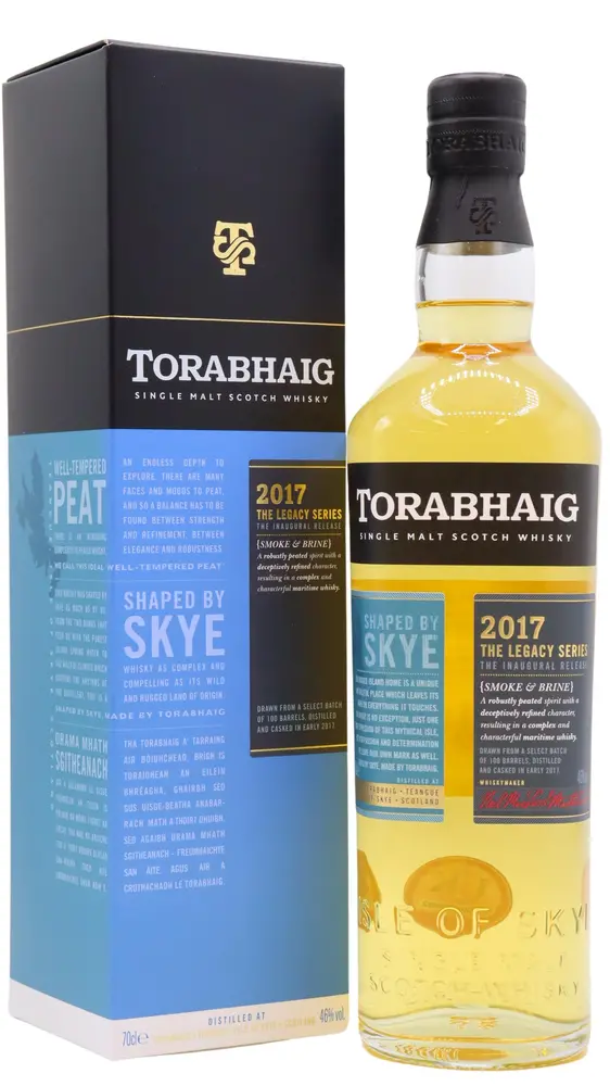 Torabhaig - 3 year old The Legacy Series #1 - The Inaugural Release Single Malt Scotch 2017 Whisky 70cl 46% ABV