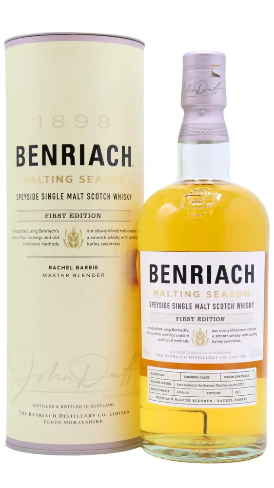 Benriach - 9 year old Malting Season 1st Edition Speyside Single Malt Scotch 2012 Whisky 70cl 48.7% ABV