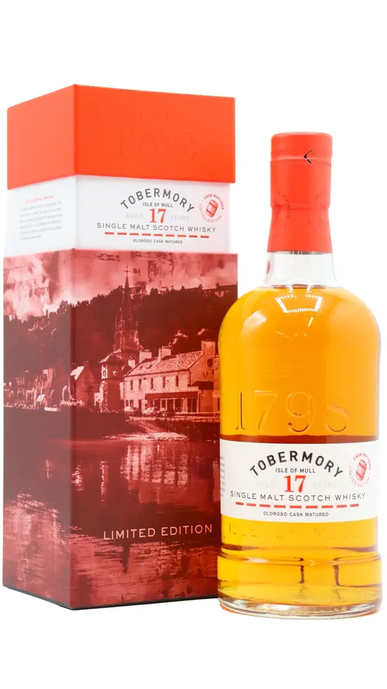 Tobermory - 17 year old Oloroso Cask Matured Single Malt Scotch 2004 Whisky 70cl 55.9% ABV
