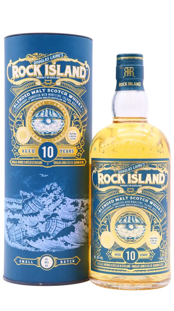 Rock Island - 10 year old Blended Malt Scotch Whisky 70cl 46% ABV