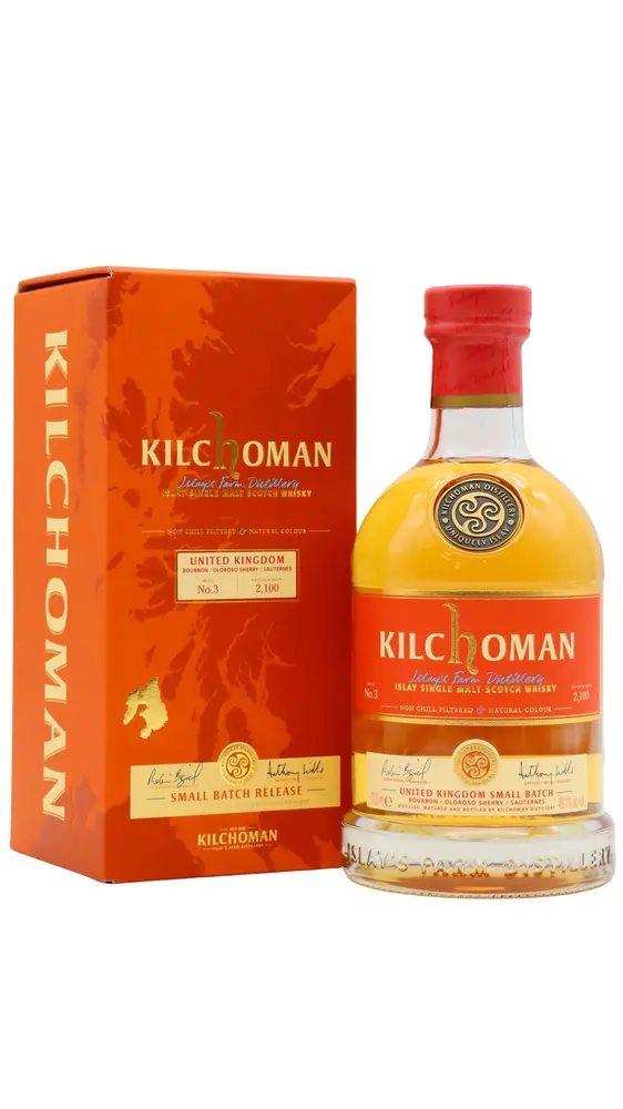 Kilchoman - UK Small Batch #3 Islay Single Malt Scotch Whisky 70cl 49.1% ABV