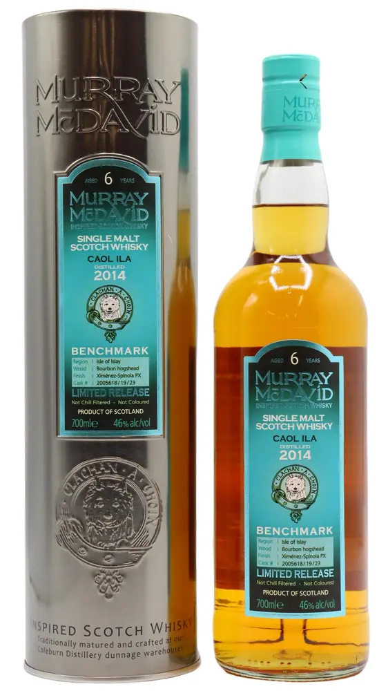 Caol Ila - 6 year old Murray McDavid Benchmark Single Malt Scotch 2014 Whisky 70cl 46% ABV