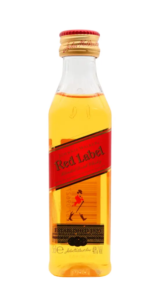 Johnnie Walker - Red Label Blended Scotch Whisky 5cl 40% ABV Miniature