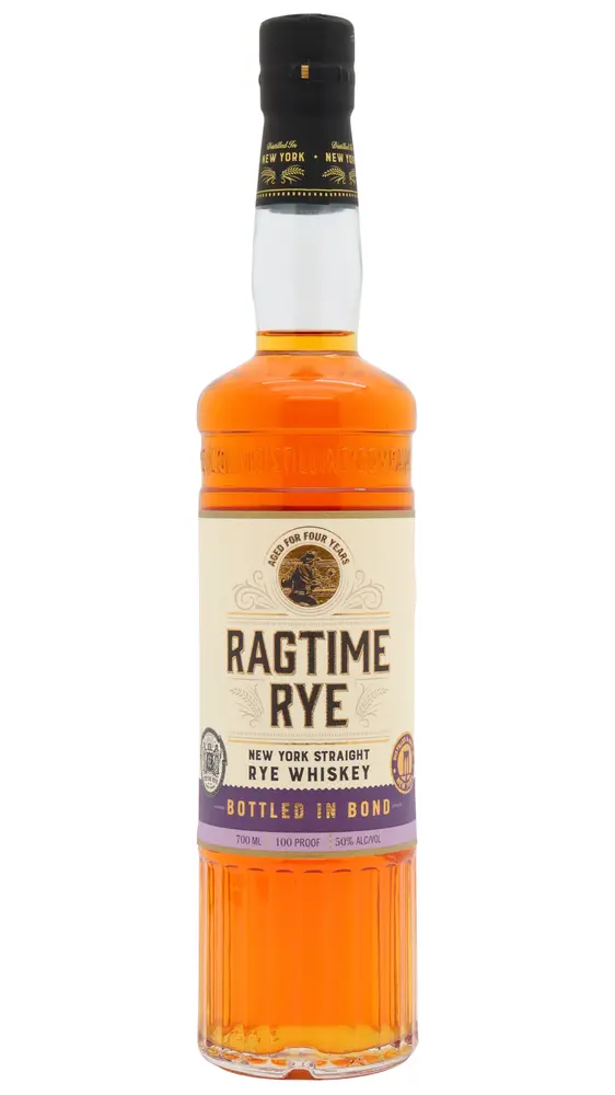 New York Distilling - 4 year old Ragtime Rye Bottled In Bond Whiskey 70cl 50% ABV