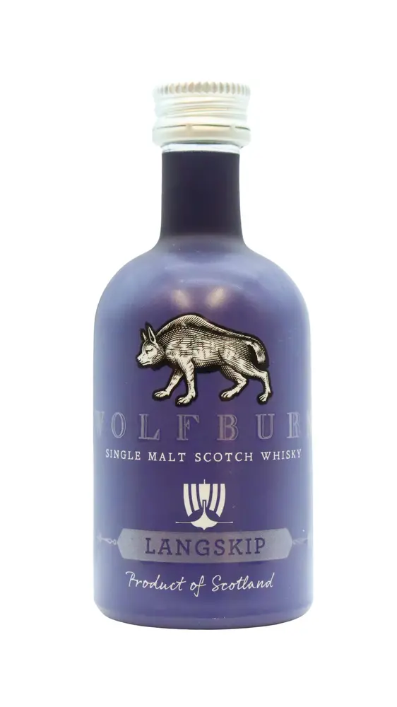 Wolfburn - Langskip Highland Single Malt Scotch Whisky 5cl 58% ABV Miniature