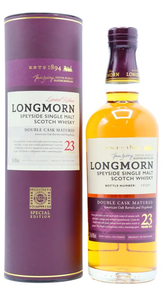 Longmorn - 23 year old Secret Speyside Single Malt Scotch 1997 Whisky 70cl 48% ABV
