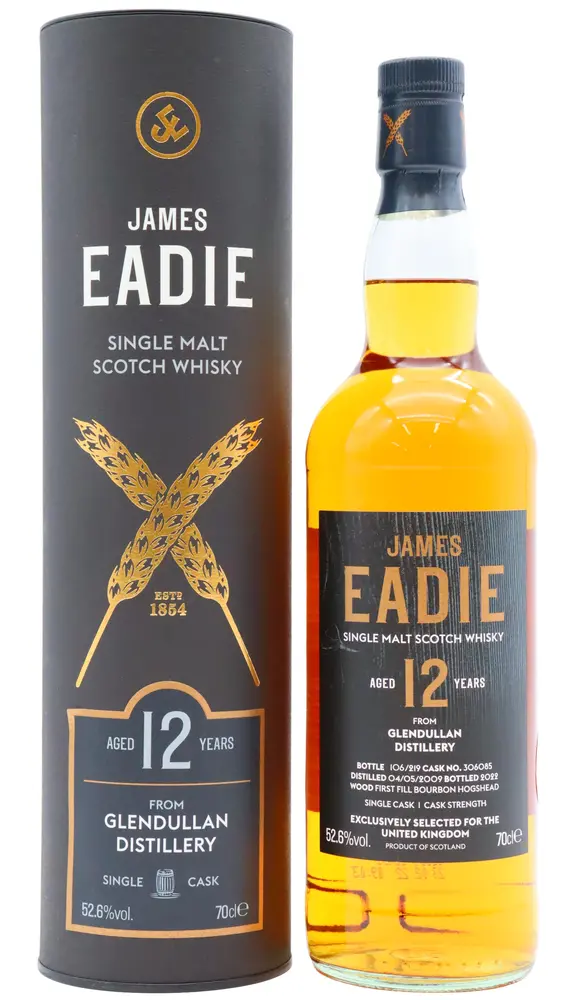 Glendullan - 12 year old James Eadie Single Ex-Bourbon Cask #306085 2009 Whisky 70cl 52.6% ABV (UK Exclusive)