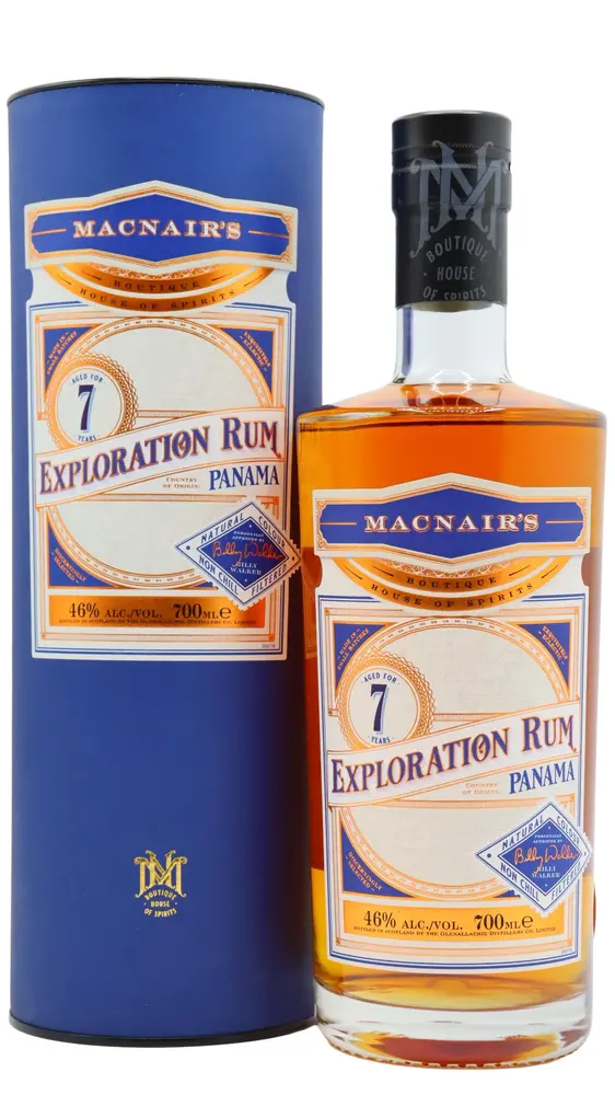 MacNairs - 7 year old Exploration Panama Rum 70cl 46% ABV