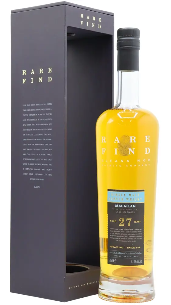 The Macallan - 27 year old Gleann Mor Rare Find Single Cask 1992 Whisky 70cl 51.1% ABV