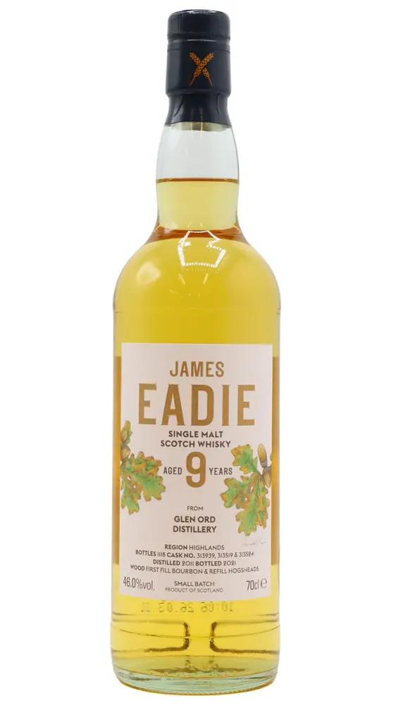 Glen Ord - 9 year old James Eadie Small Batch Release Single Malt Scotch 2011 Whisky 70cl 46% ABV