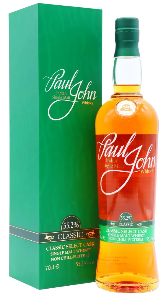 Paul John - Classic Select Cask Indian Single Malt Whisky 70cl 55.2% ABV
