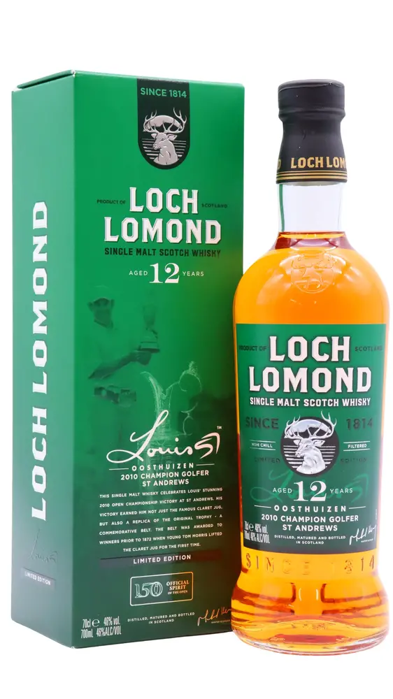 Loch Lomond - 12 year old Louis Oosthuizen Limited Edition 2010 Whisky 70cl 46% ABV