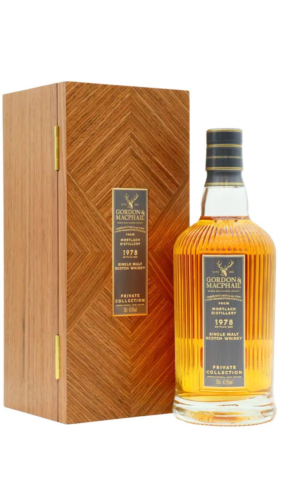 Mortlach - 43 year old Gordon & MacPhail Private Collection Single Cask #996 1978 Whisky 70cl 47.4% ABV