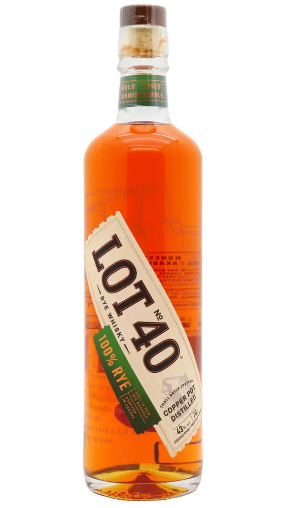 Lot No. 40 - Canadian Rye Whisky 70cl 43% ABV