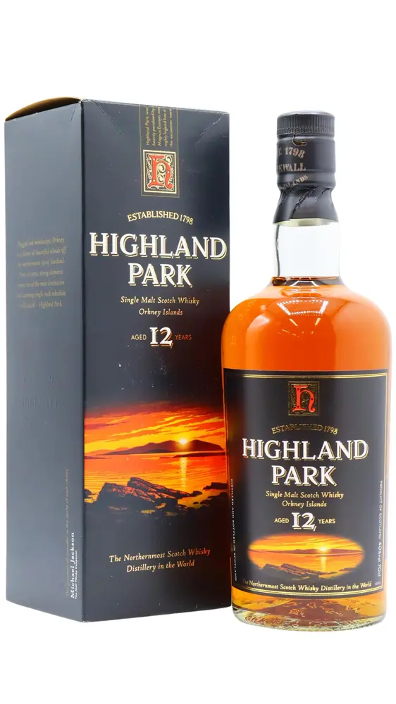 Highland Park - 12 year old Highland Single Malt Scotch Whisky 70cl 40% ABV (Old Bottling)