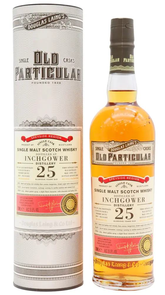Inchgower - 25 year old Old Particular Single Cask #14183 1995 Whisky 70cl 51.5% ABV