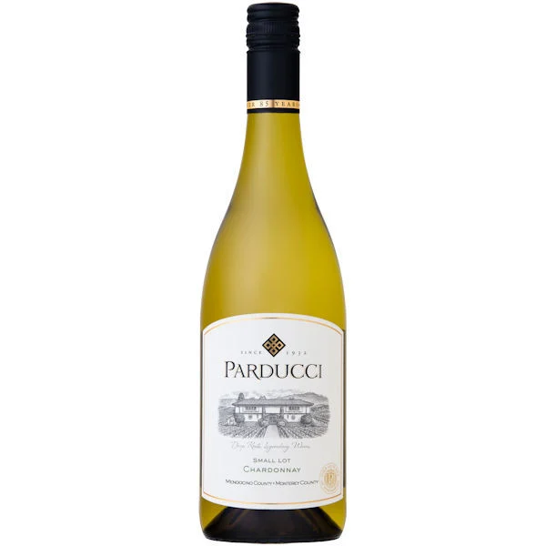 12 Bottle Case Parducci Small Lot Mendocino Chardonnay 2021 w/ Shipping Included