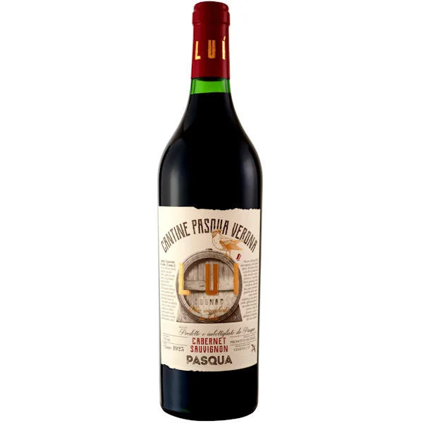 6 Bottle Case Pasqua LUI Cabernet Veneto IGT 2018 (Italy) Rated 91WE w/ Shipping Included