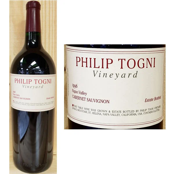 Philip Togni Estate Napa Cabernet 1996 1.5L Rated 91WA