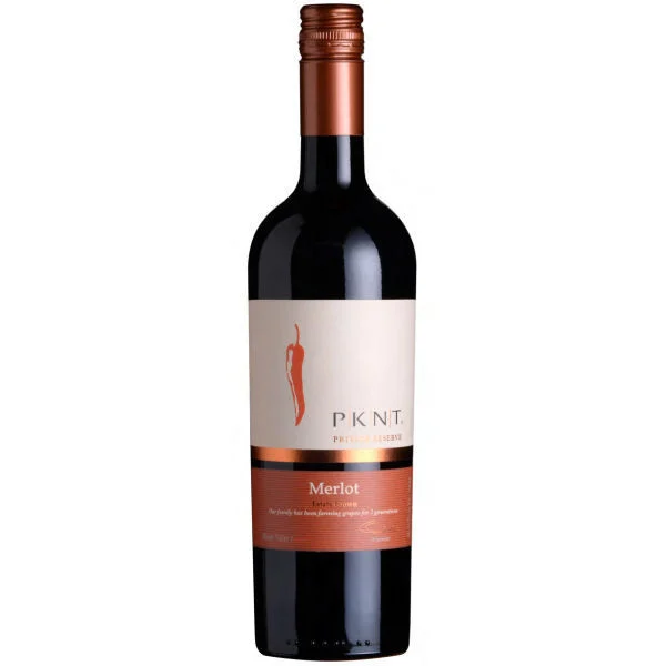 12 Bottle Case PKNT Private Reserve Merlot 2021 (Chile) w/ Shipping Included