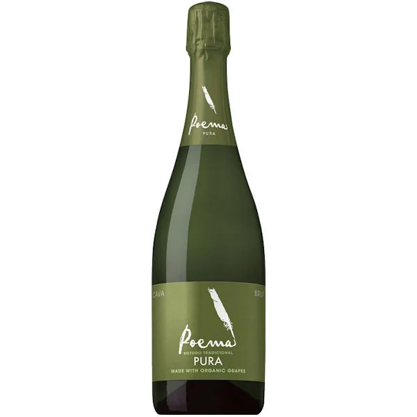 6 Bottle Case Poema Pura Organic Brut NV (Spain) w/ Shipping Included