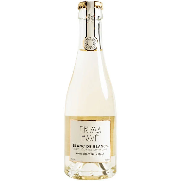 Prima Pave Alcohol Free Sparkling Blanc de Blancs NV (Italy) 200ml