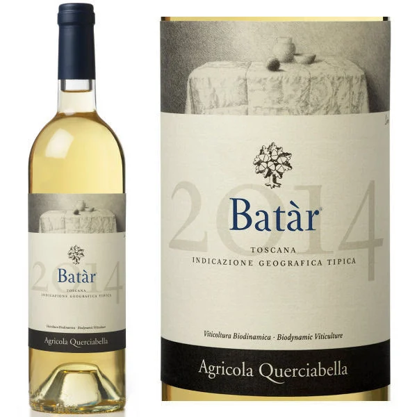 12 Bottle Case Querciabella Batar Toscana White Blend IGT 2018 Rated 95DM w/ Shipping Included