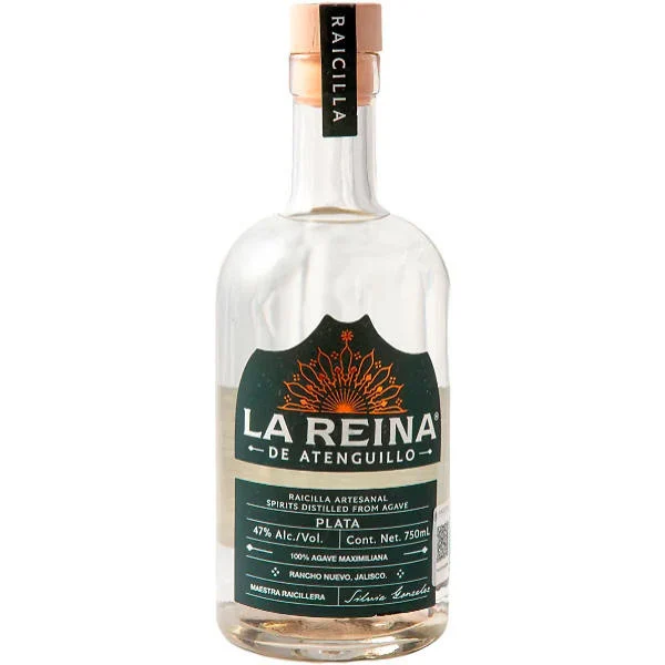 Raicilla La Reina de Atenguillo Plata Tequila 94 Proof 750ml
