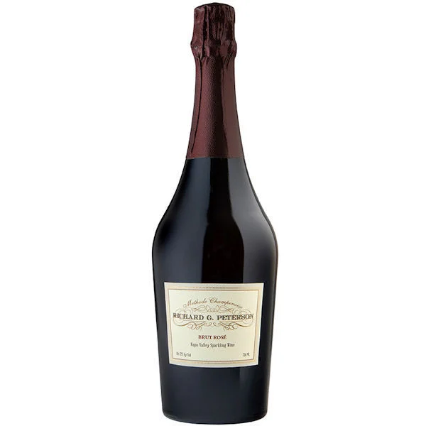 Richard G. Peterson Napa Brut Rose Sparkling Blend 2014 Rated 93VM