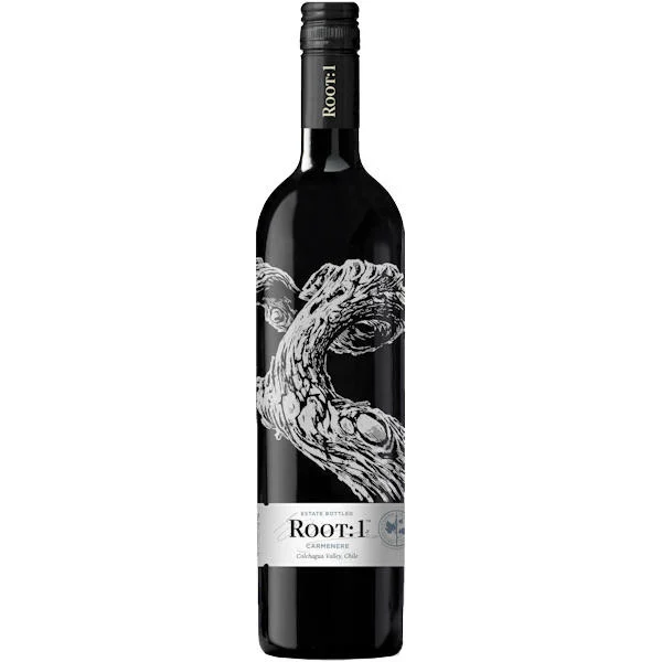 12 Bottle Case Root:1 Colchugua Valley Carmenere 2022 (Chile) w/ Shipping Included